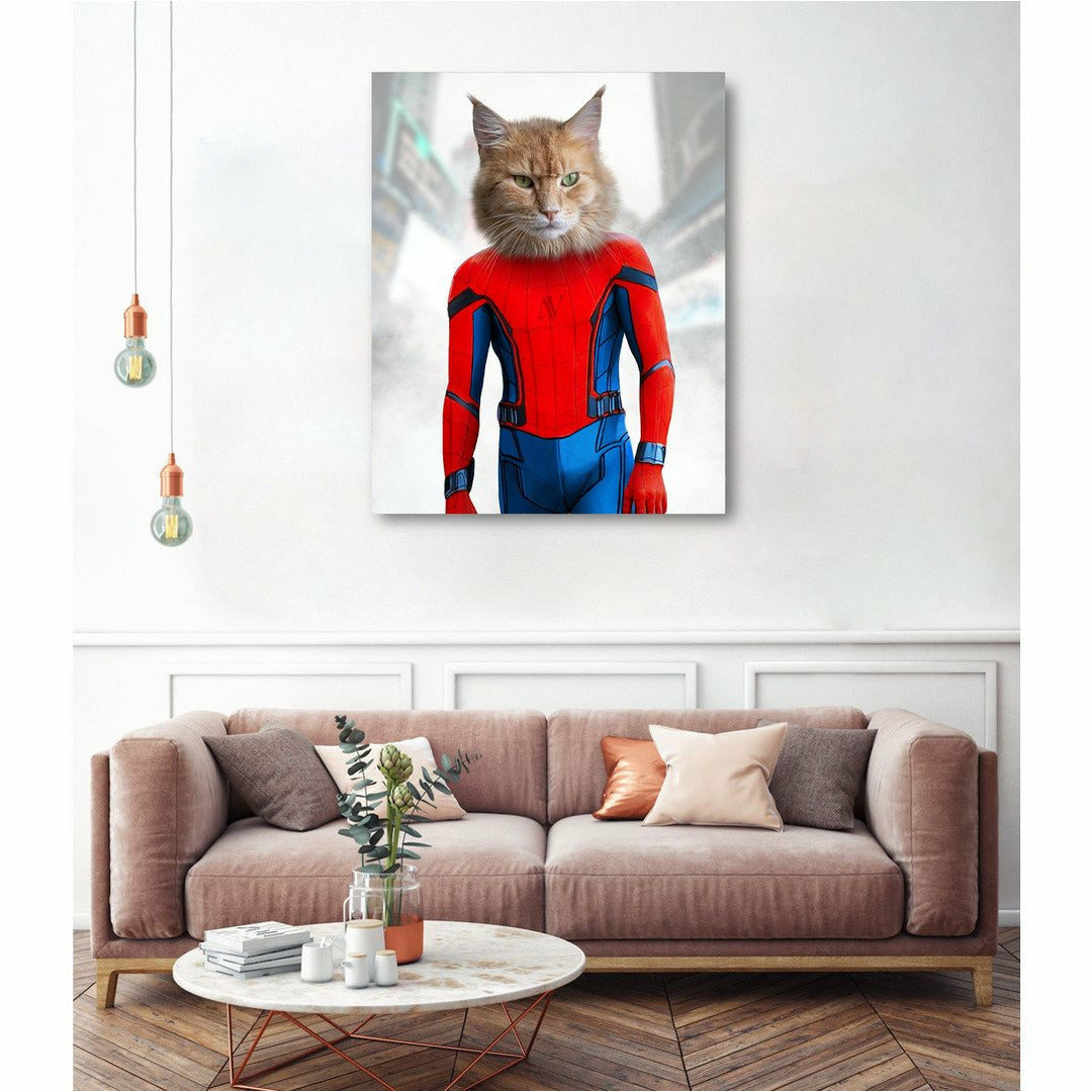 Huisdier portret spiderman