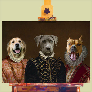 Trio Haustierporträt